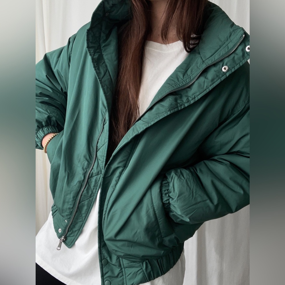 BROOKLYN QUILTED JACKET — In Forest - Picture 3 of 8